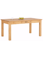 Mesa de jantar 160X90 em madeira acabamento com toque acetinado em cera natural  | Coleção England